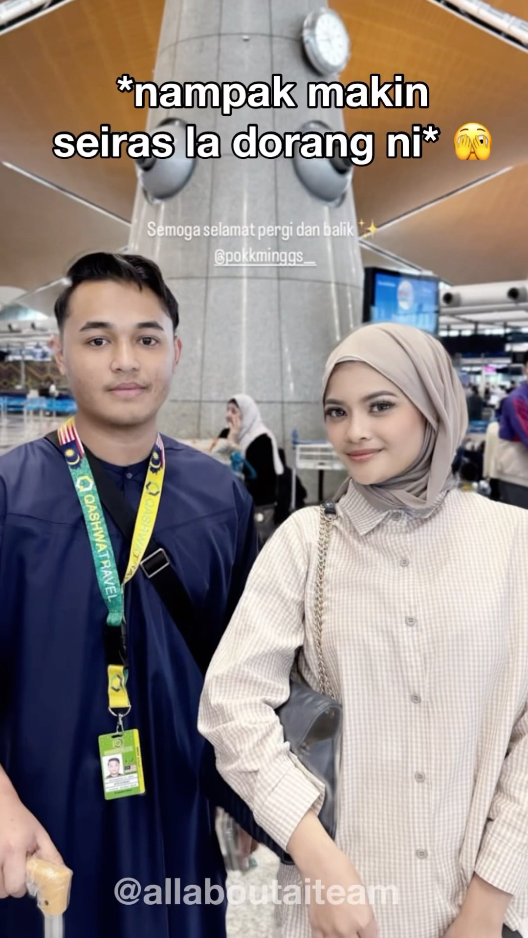 Makin Kurus Makin Iras Tiqah La Laming Ni! Sweetnya Pi Hantar Ex Partner Pi Umrah ? #laqah #aiteam